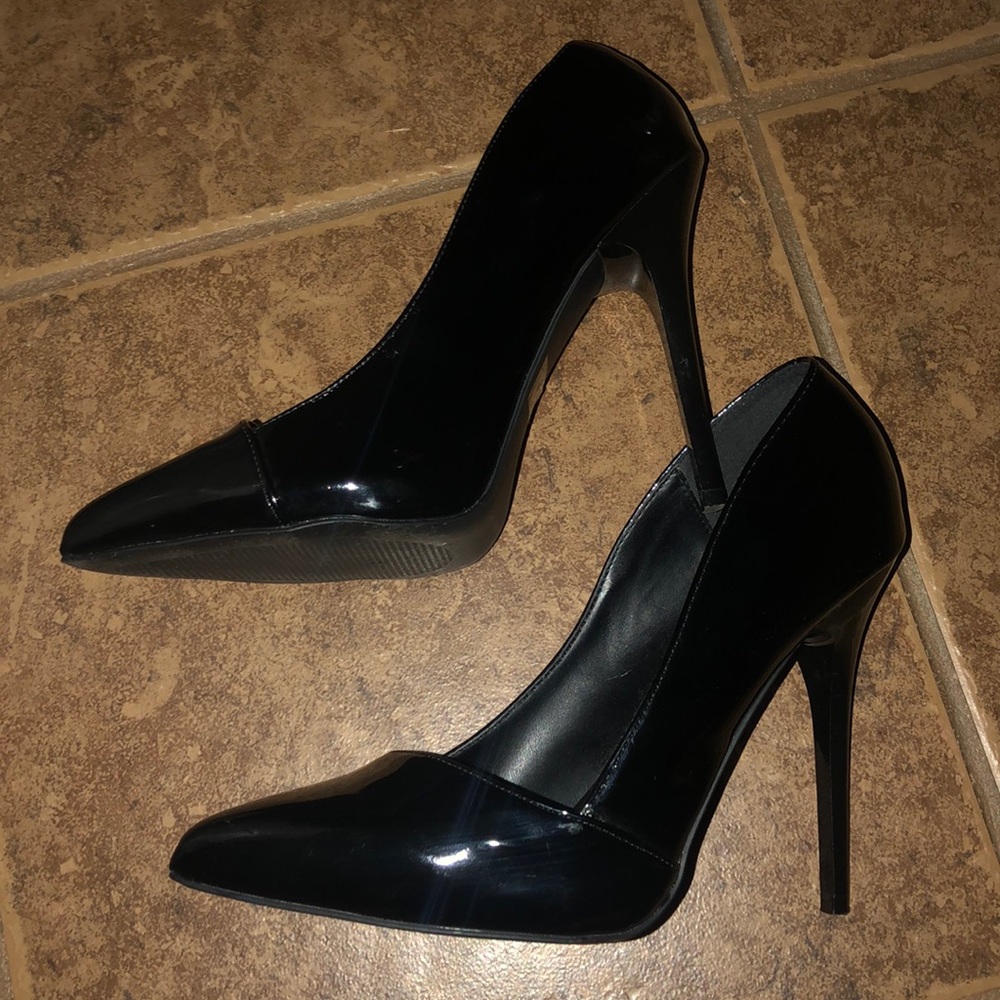 Black high heels